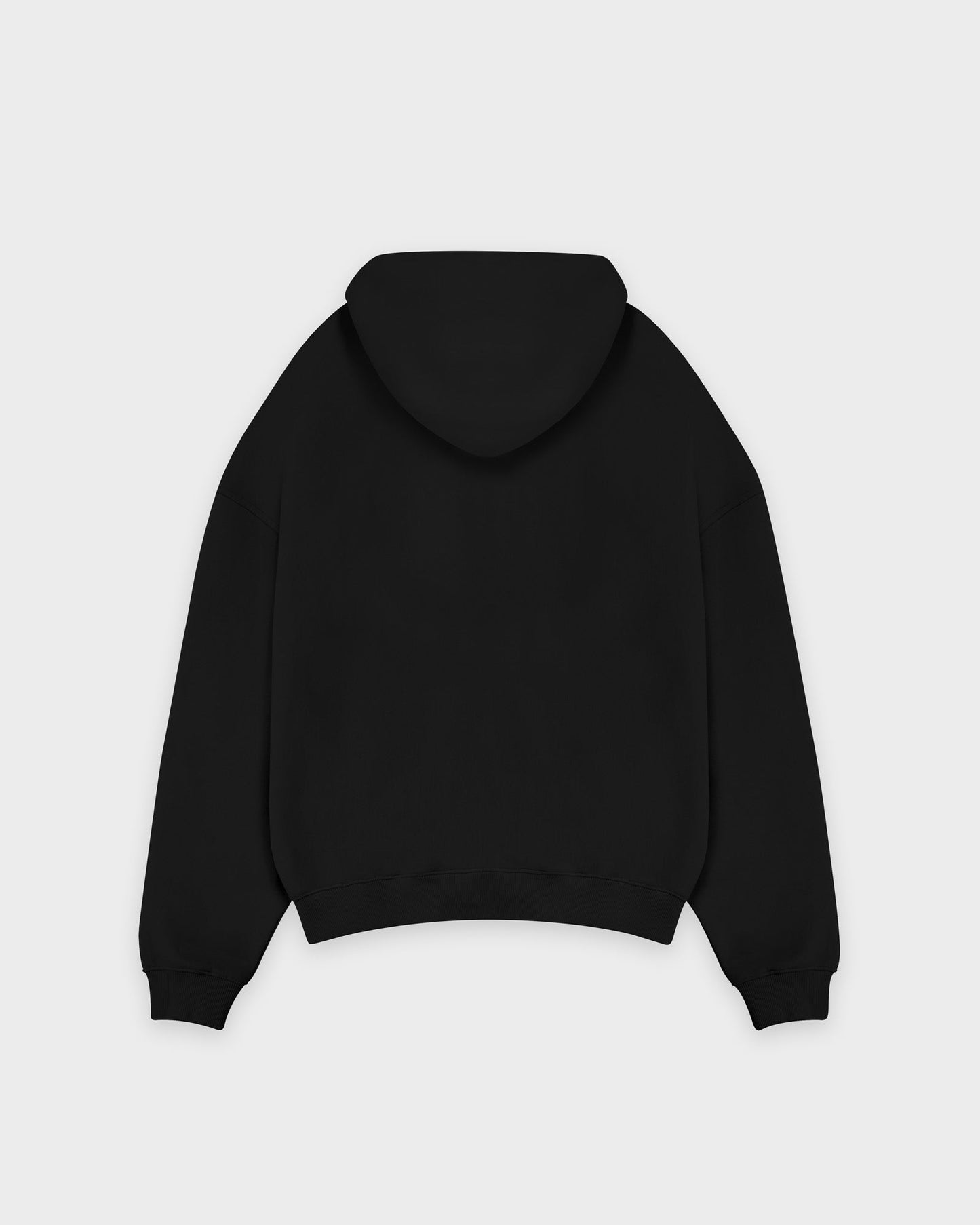 Heavy Black Basic Hoodie