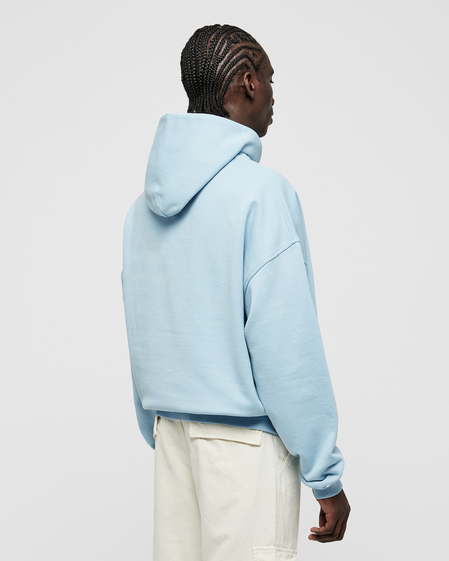 Heavy Babyblue Basic Hoodie